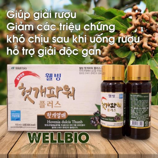 NƯỚC GIẢI RƯỢU BỔ GAN WELLBIO HÀN QUỐC