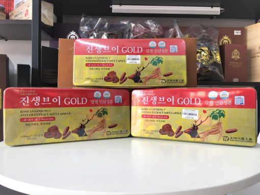 Viên Sâm Nhung Linh Chi Hàn Quốc Gold